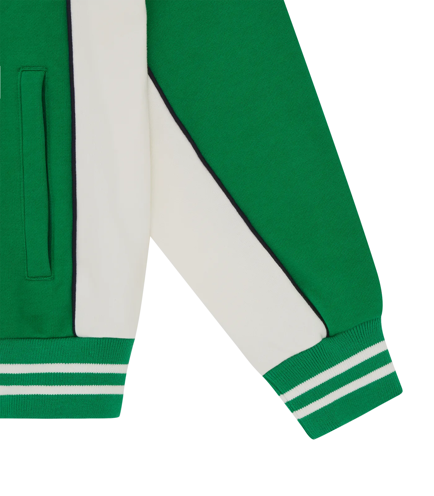 PANELLED TRACK TOP - GREEN