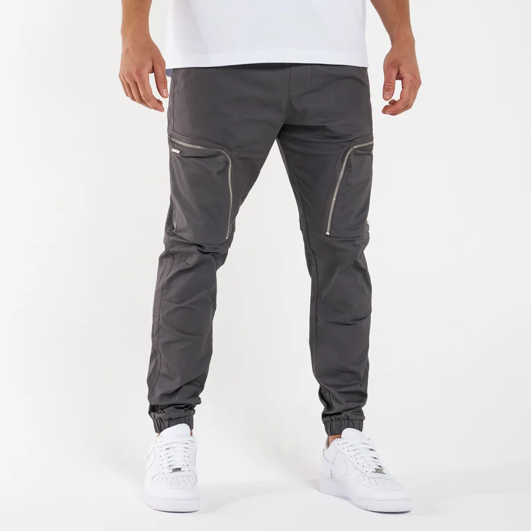 Pedri Cargo Pant - Mid Grey