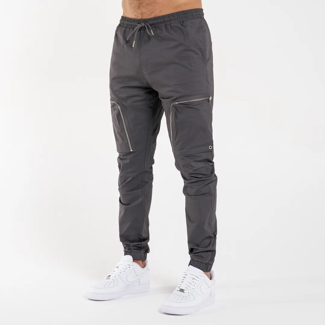 Pedri Cargo Pant - Mid Grey