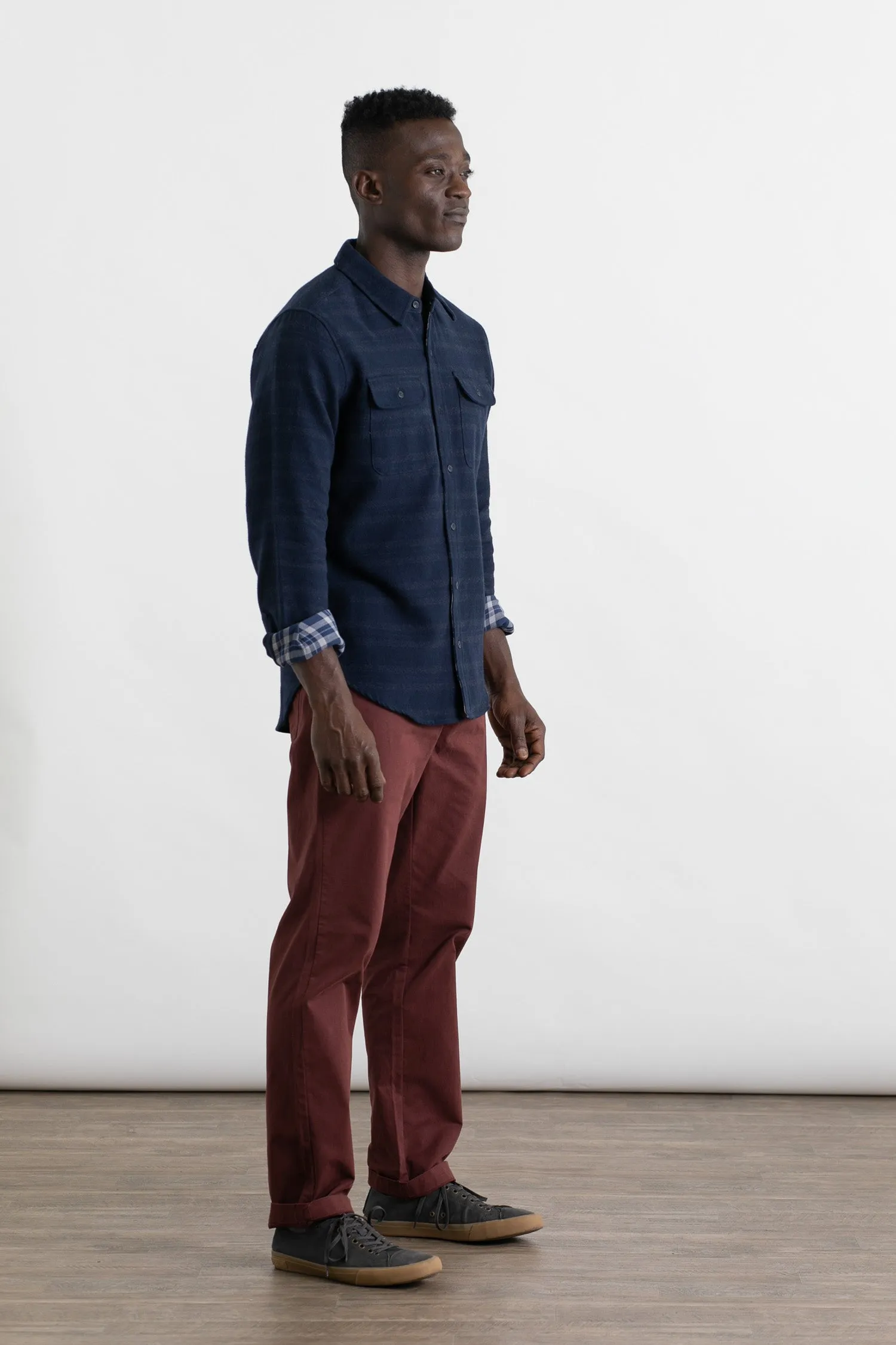 Polk Pant / Burgundy