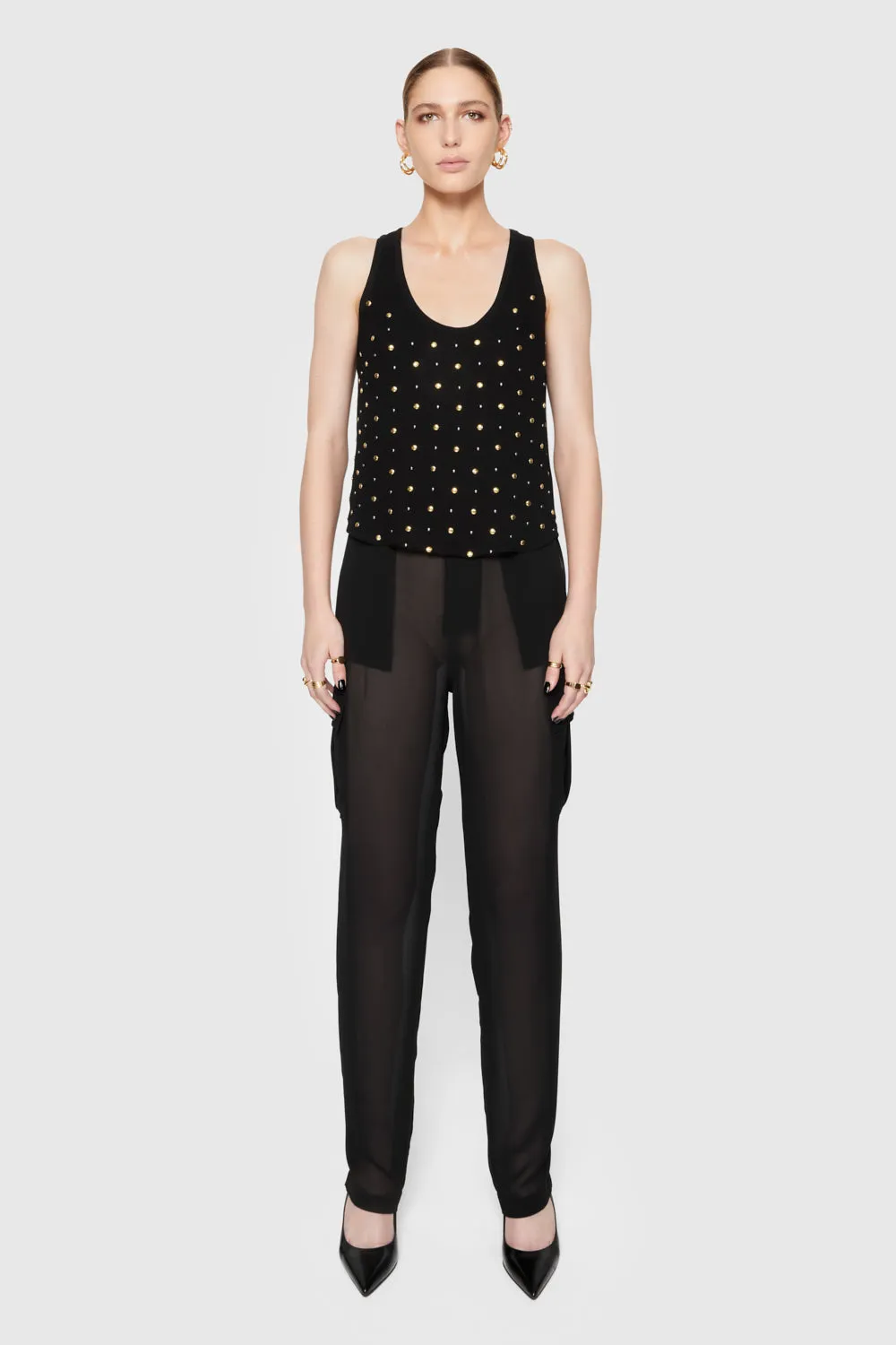 Presley Sheer Cargo Pant