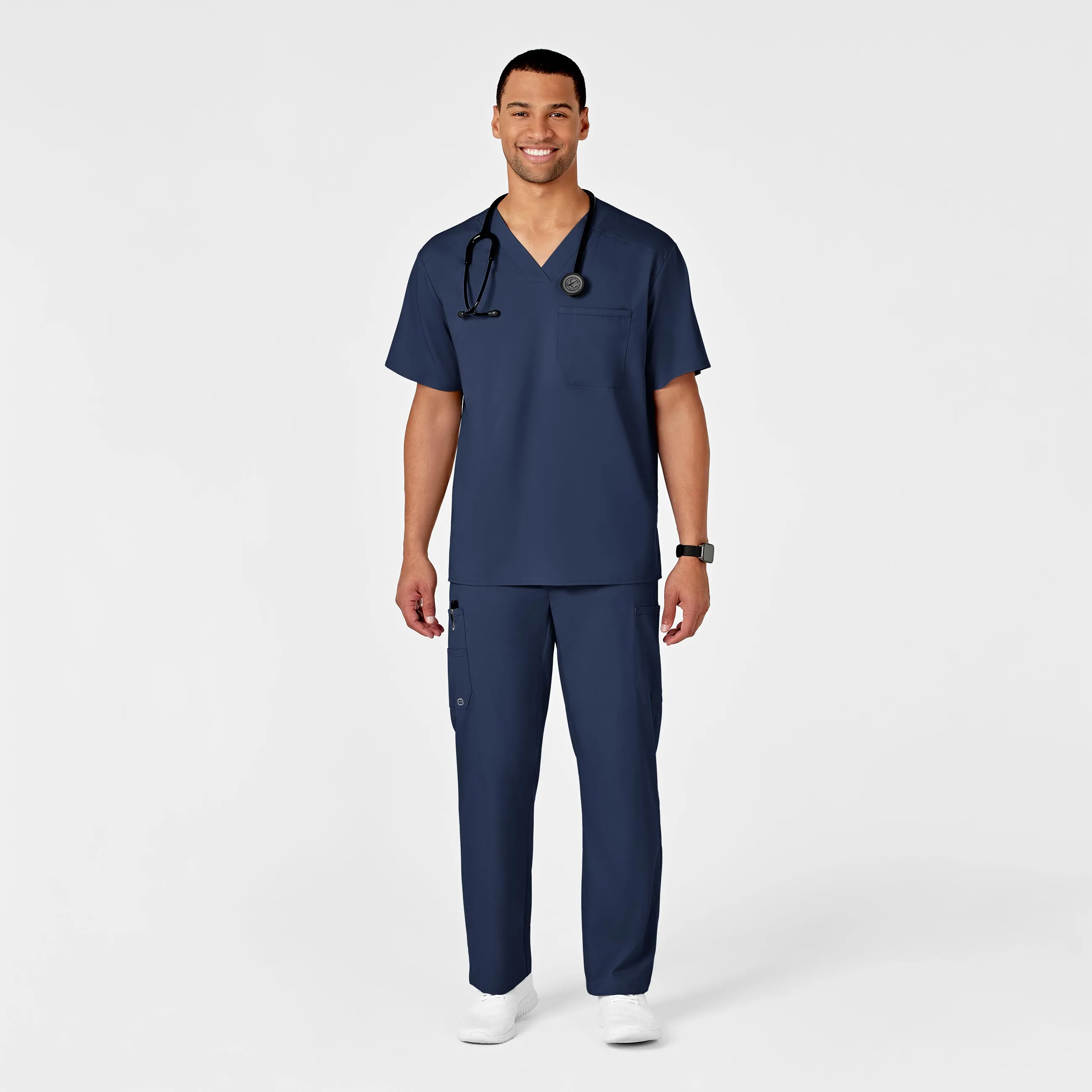 PRO Men's Cargo Scrub Pant - Navy