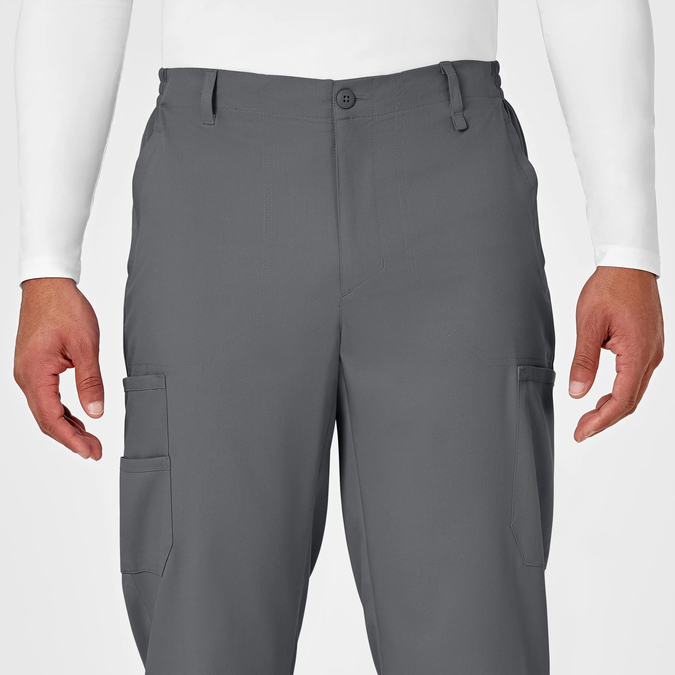 PRO Men's Cargo Scrub Pant - Pewter