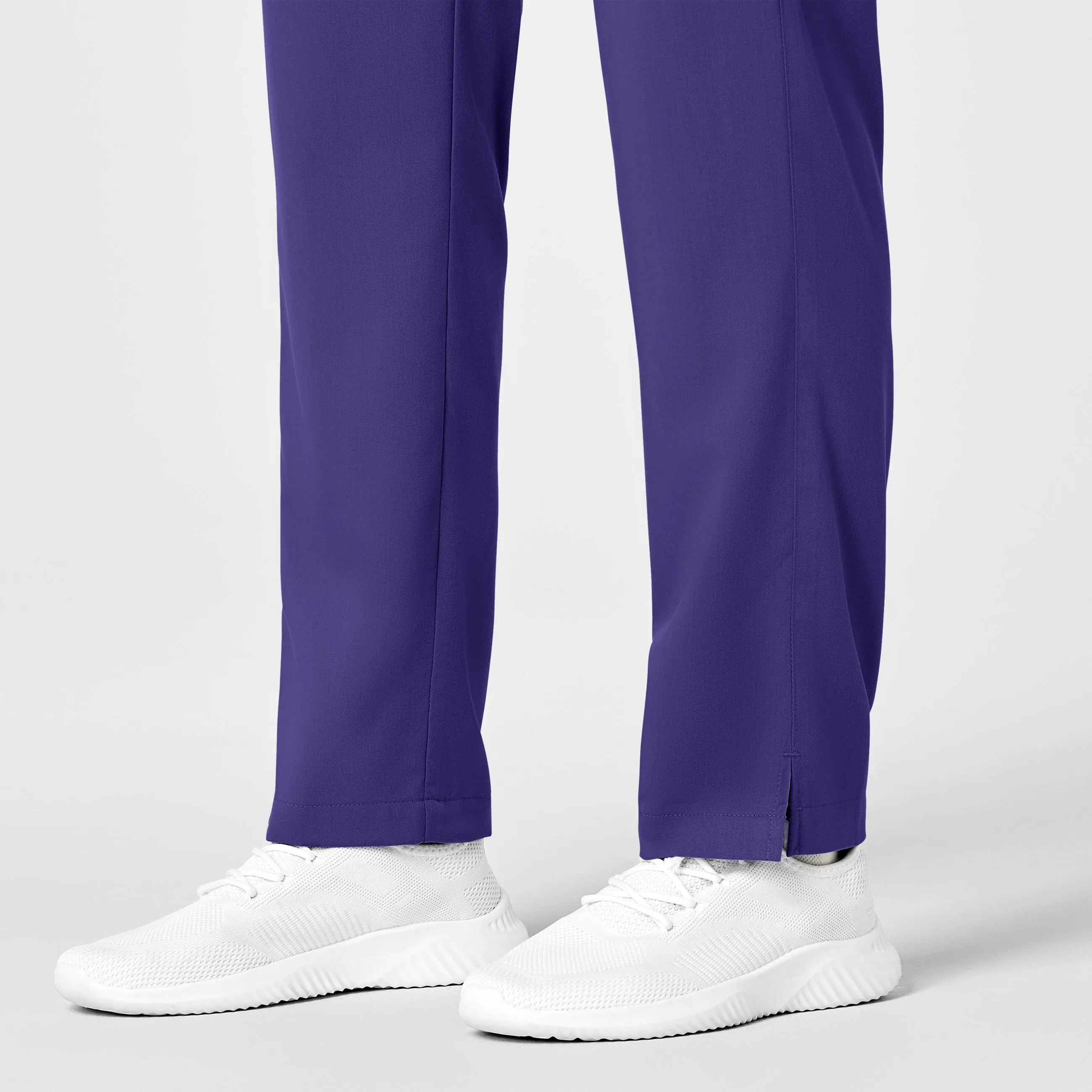 PRO Women's Knit Waist Cargo Scrub Pant - Grape