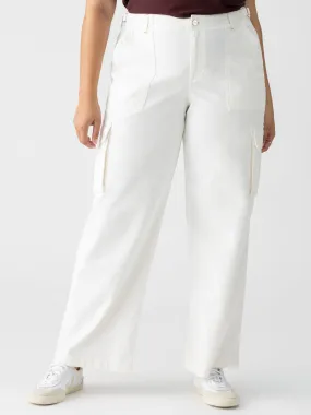 Reissue Cargo Standard Rise Pant White Inclusive Collection