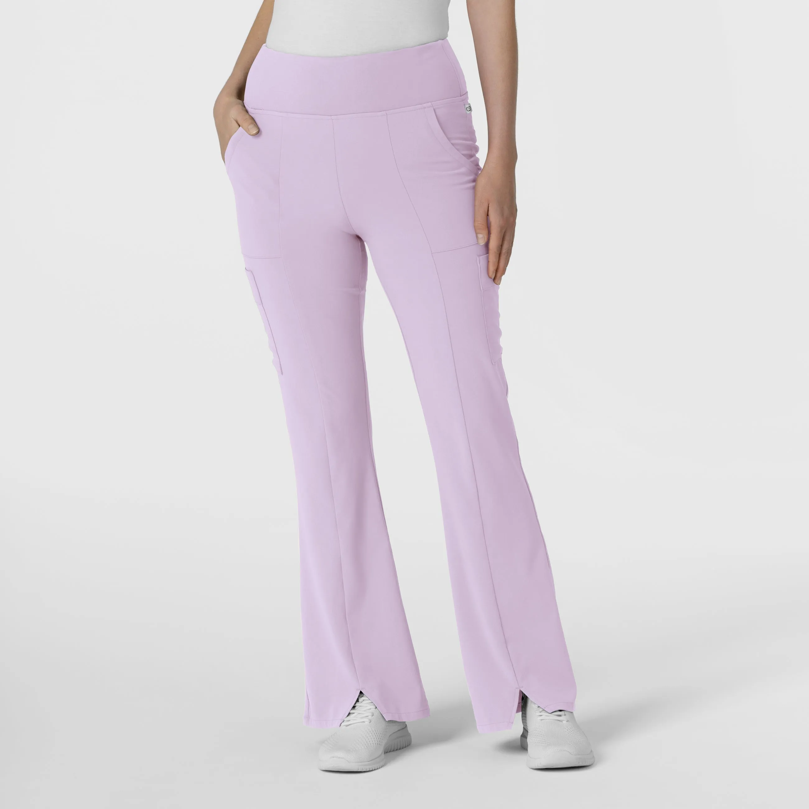 RENEW Women's Cargo Flare Scrub Pant - Pastel Lilac