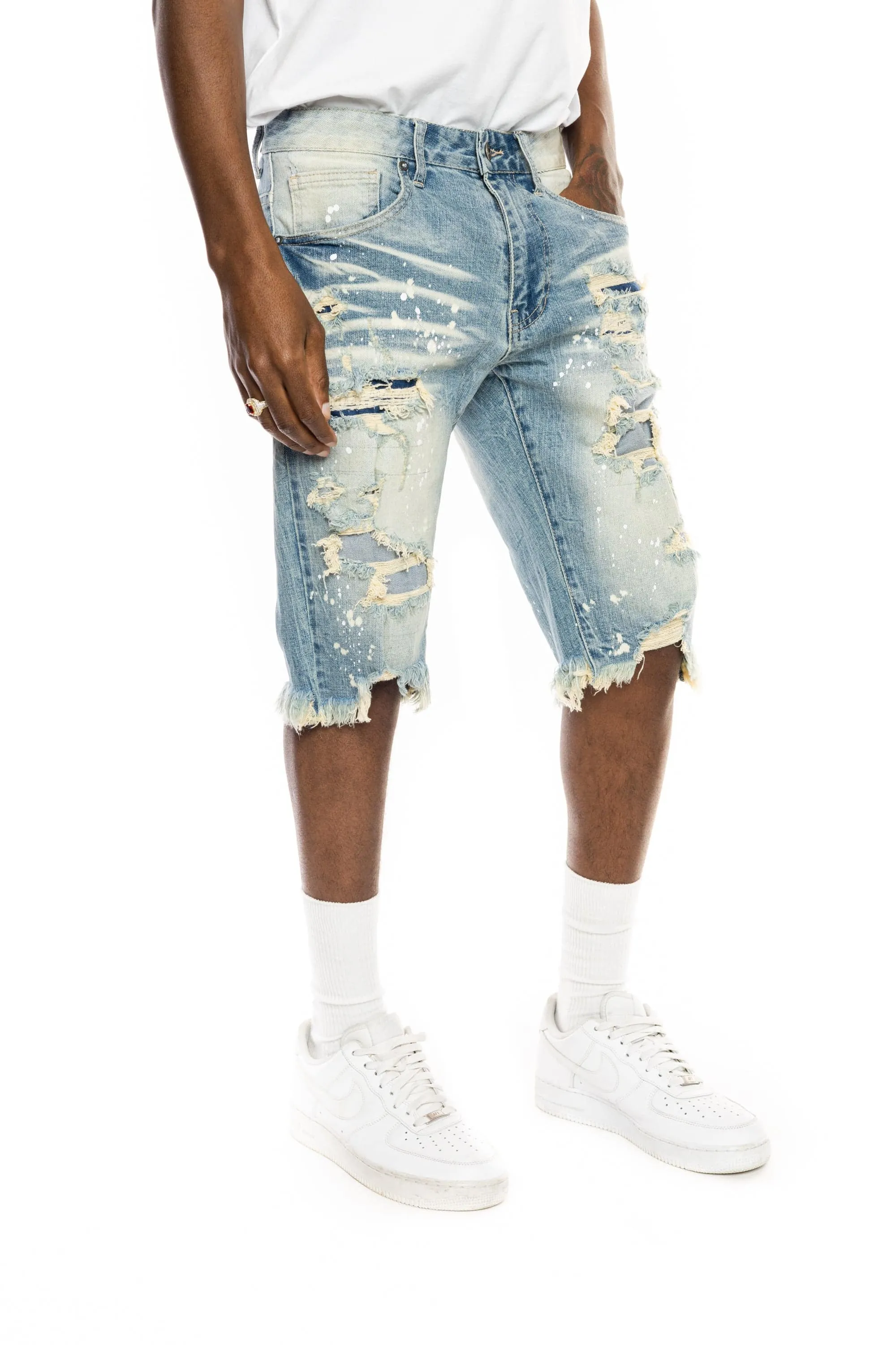 Ripoff Semi Basic Jean Shorts - Heritage Blue