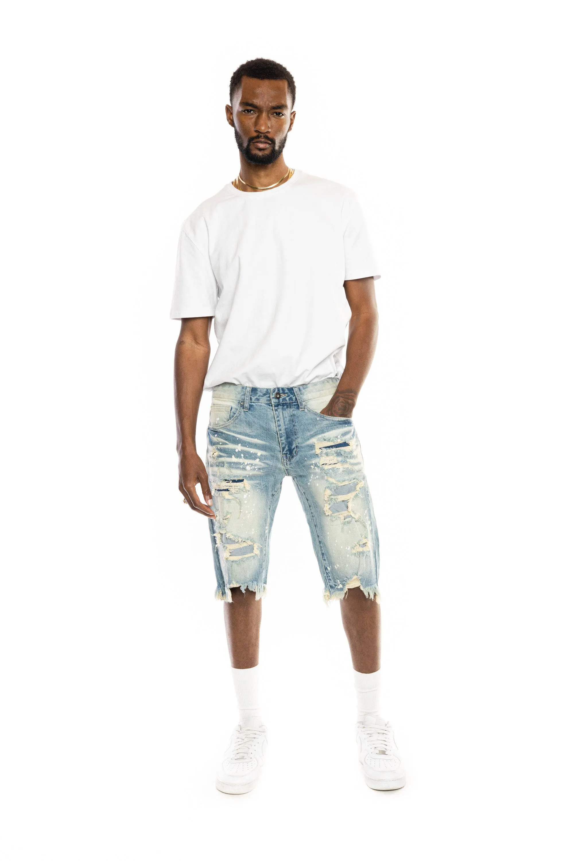 Ripoff Semi Basic Jean Shorts - Heritage Blue