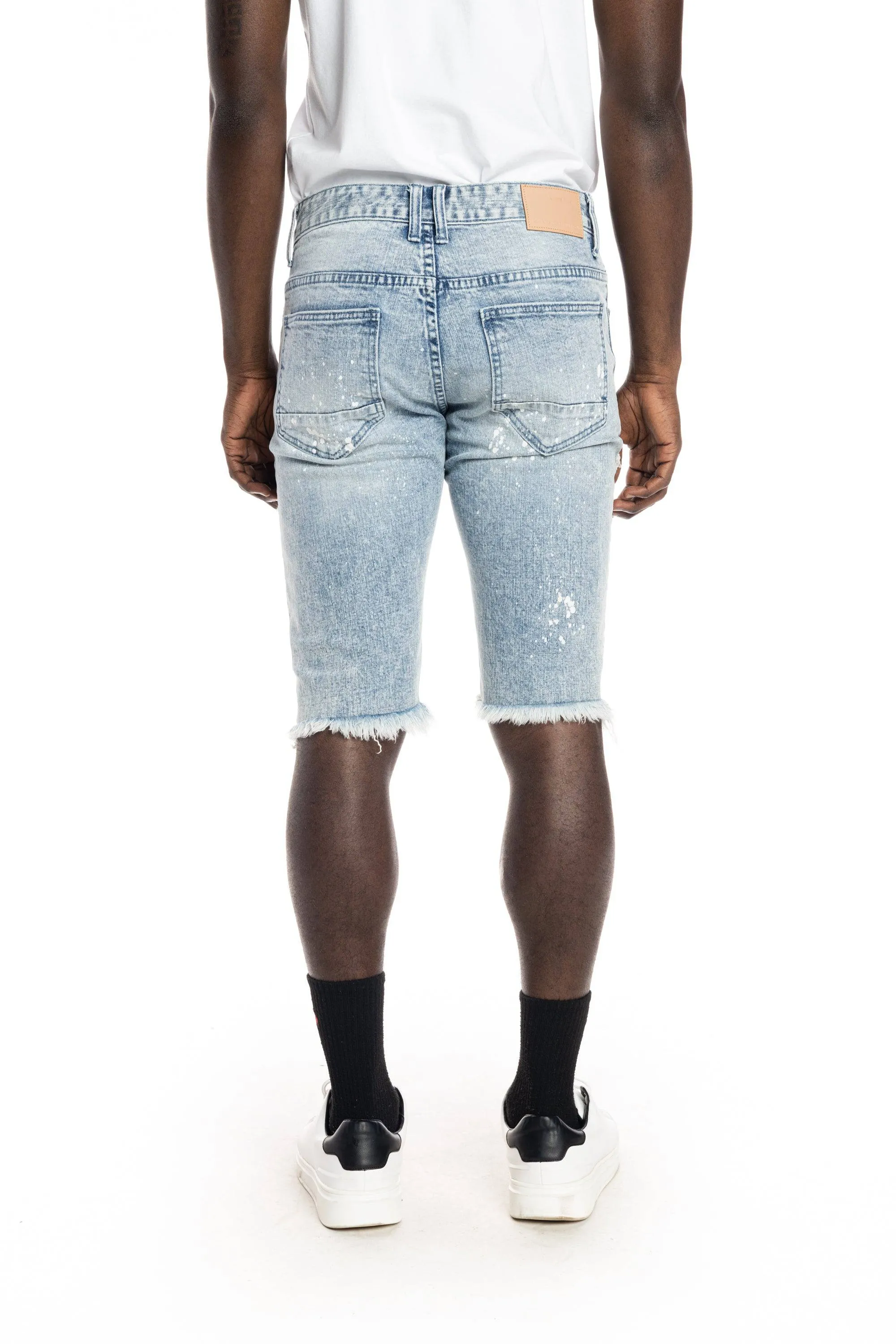 Ripoff Semi Basic Jean Shorts - Mizu Blue