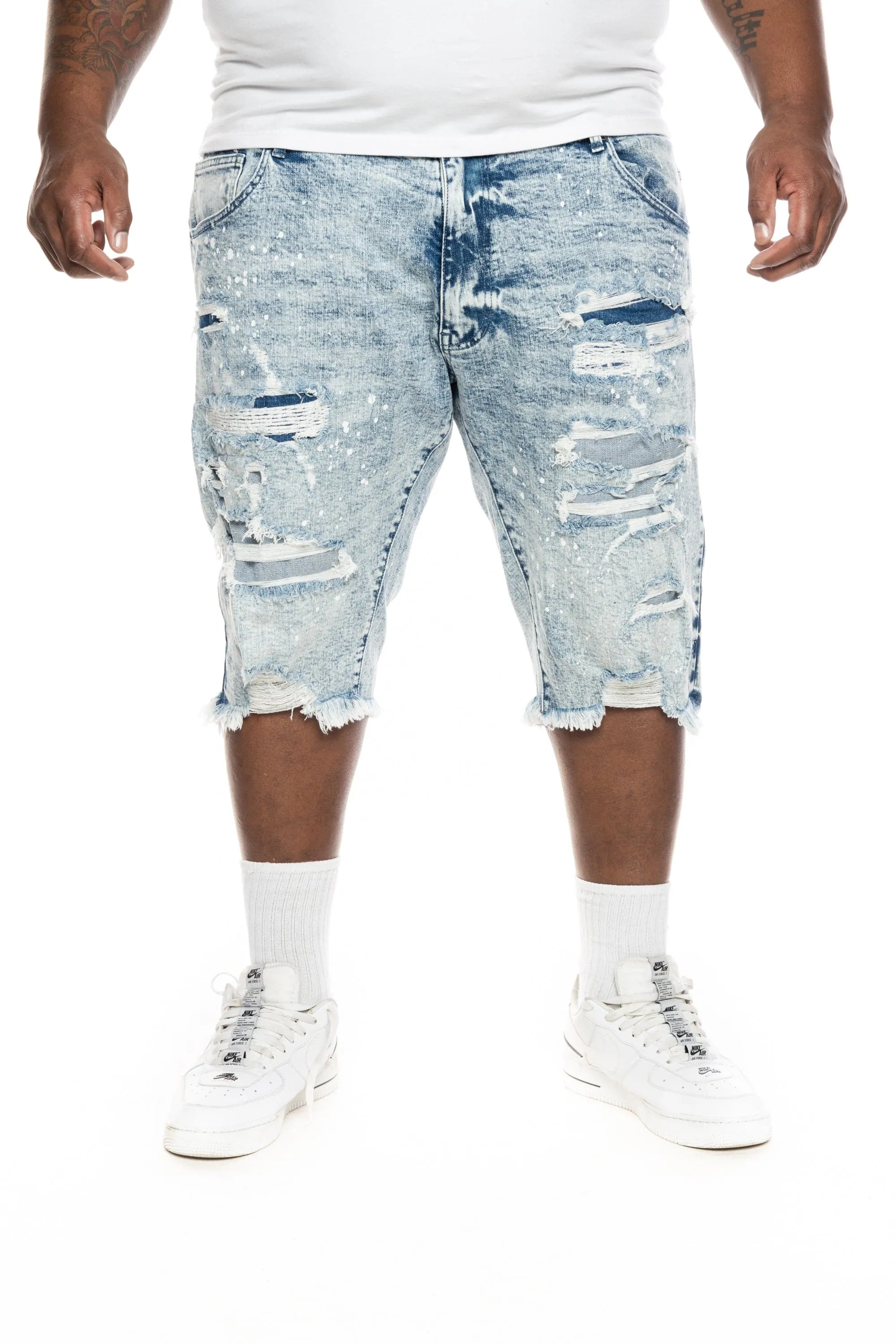 Ripoff Semi Basic Jean Shorts - Mizu Blue