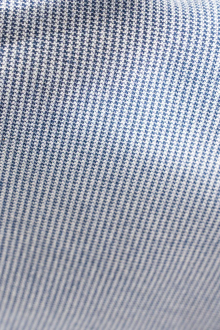 Scottish Blue Houndstooth Power-Stretch Pants