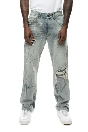 Shotgun Wide Jean - Industrial Blue