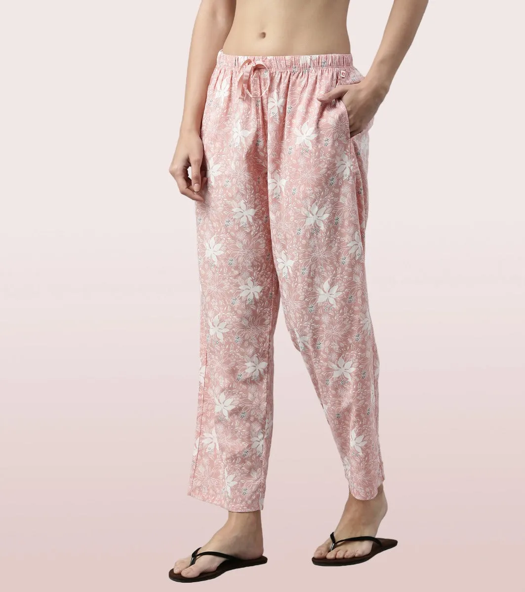 Slounge Pant | Modal Woven Printed Pull-On Pant