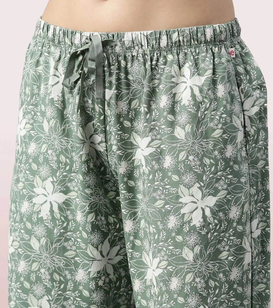 Slounge Pant | Modal Woven Printed Pull-On Pant