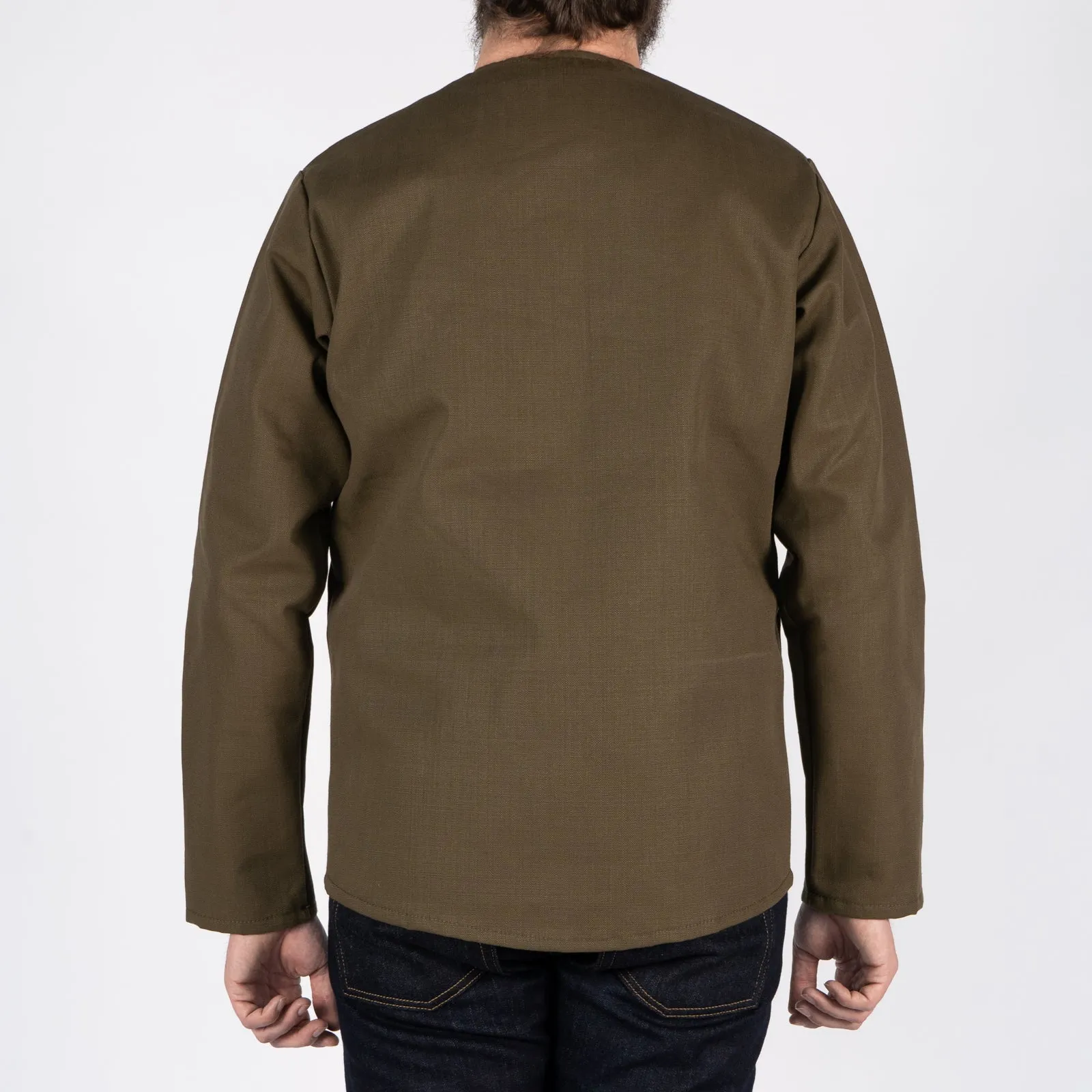 Smart Jacket - Raw Cotton Canvas - Olive