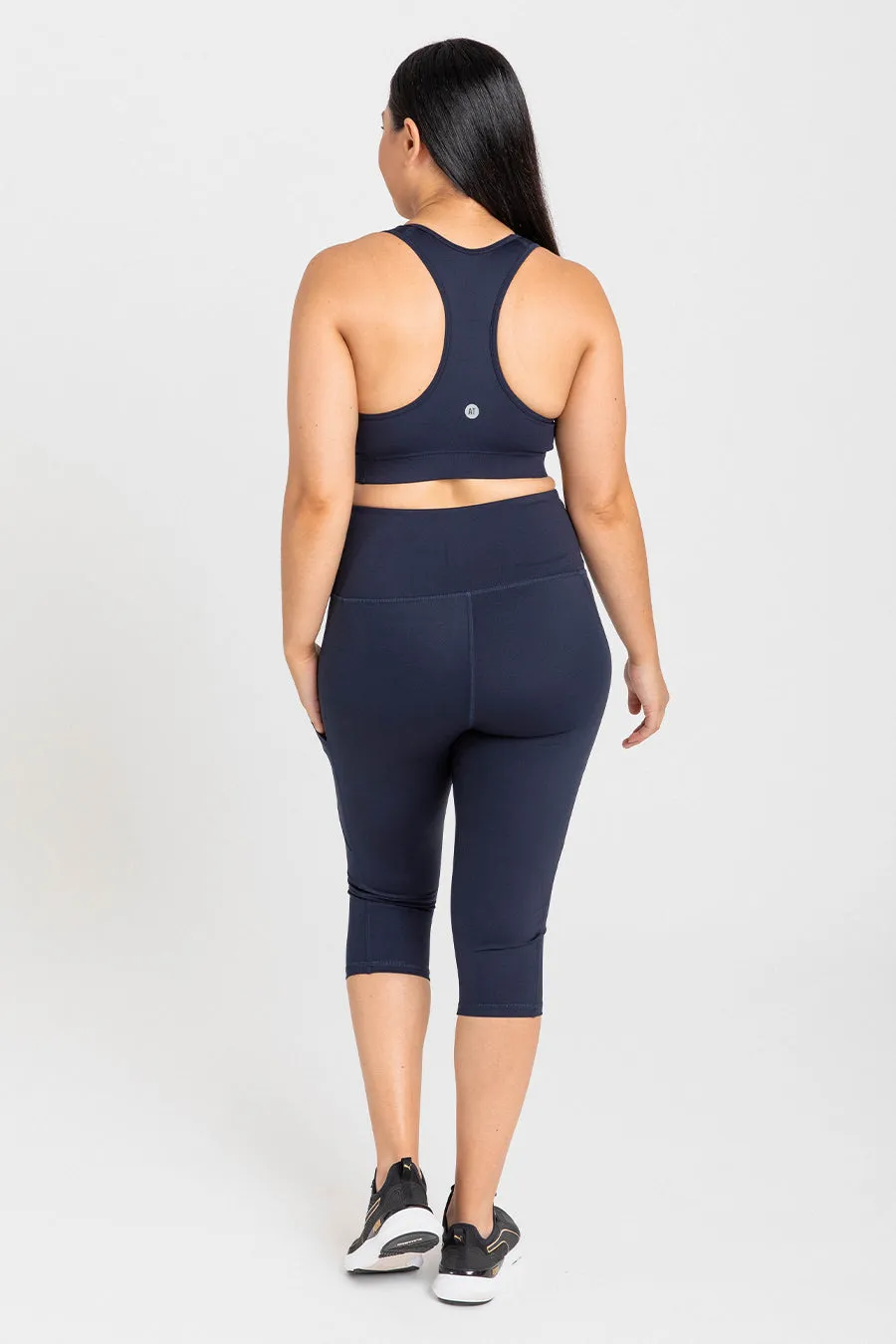 Smart Pocket 3/4 Length Tight - Navy