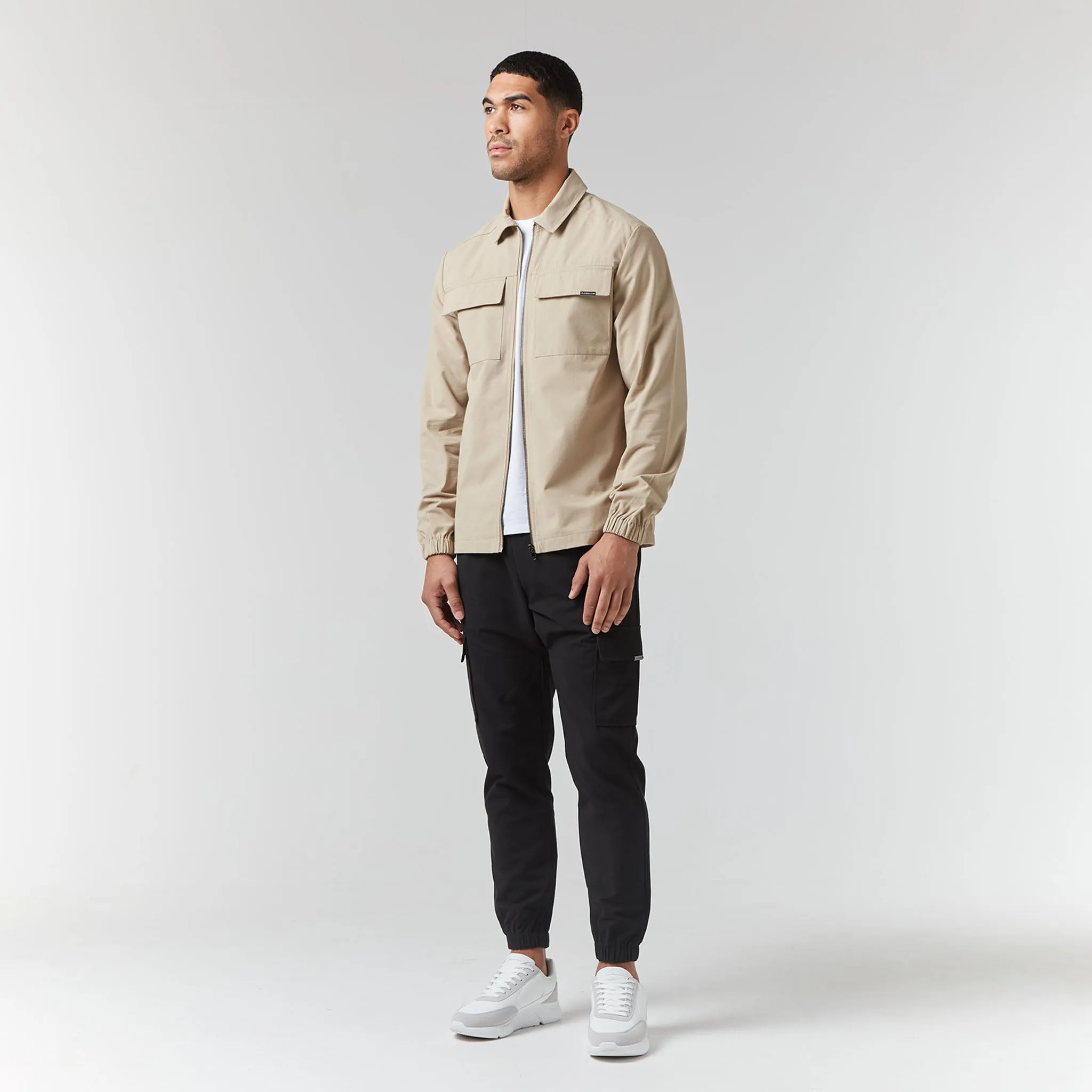 Smart Utility Overshirt | Sand