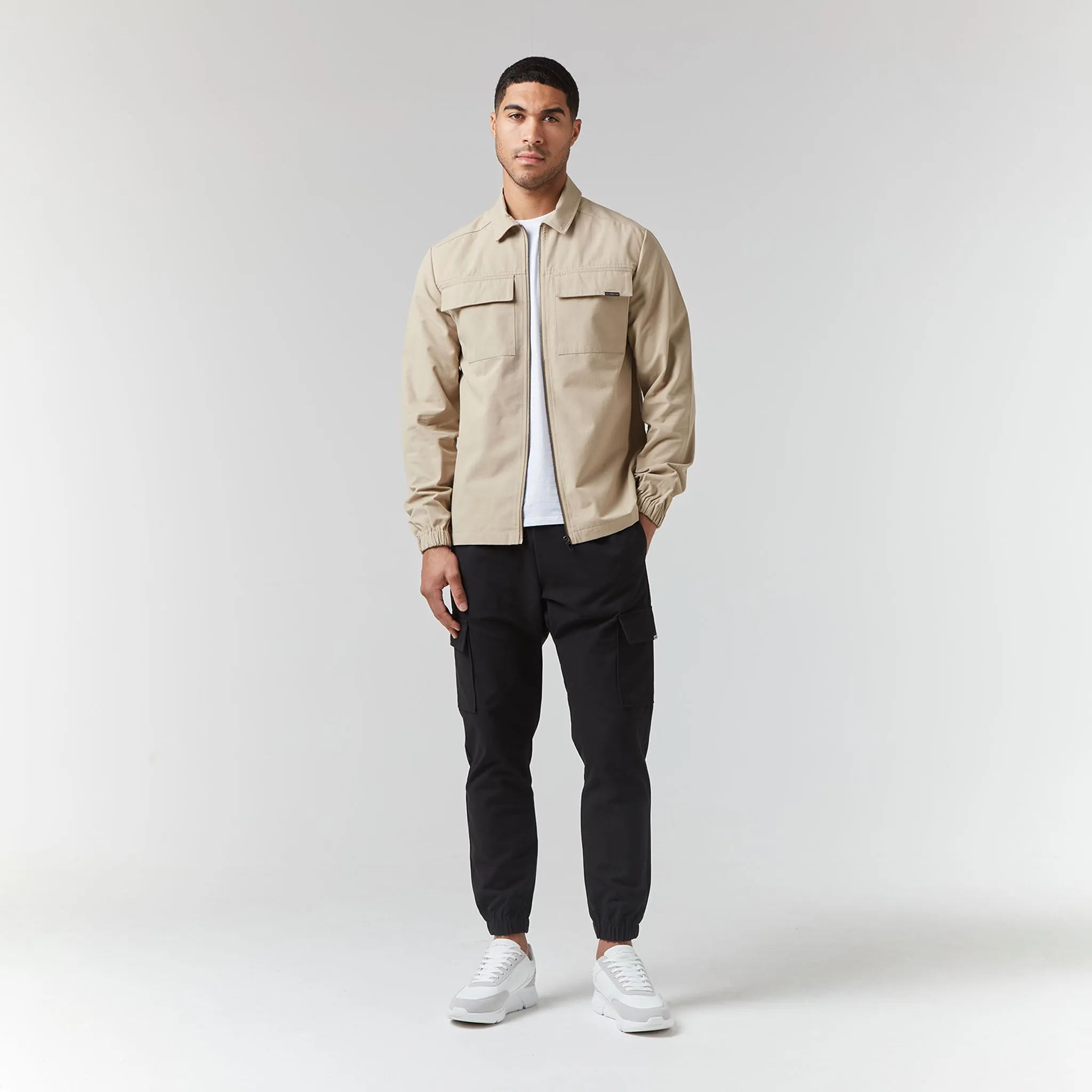 Smart Utility Overshirt | Sand