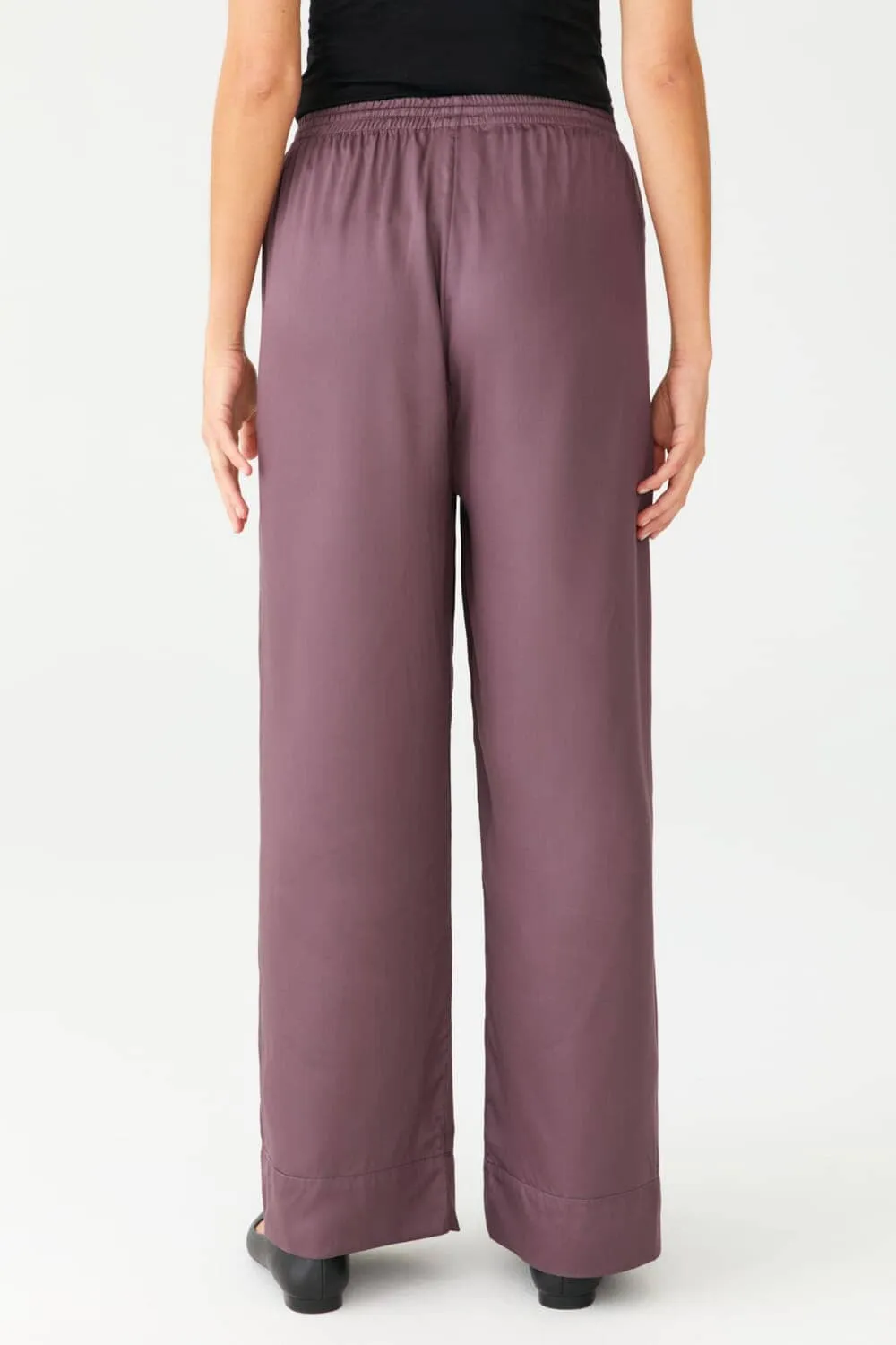 Straight Fit Silk Trousers