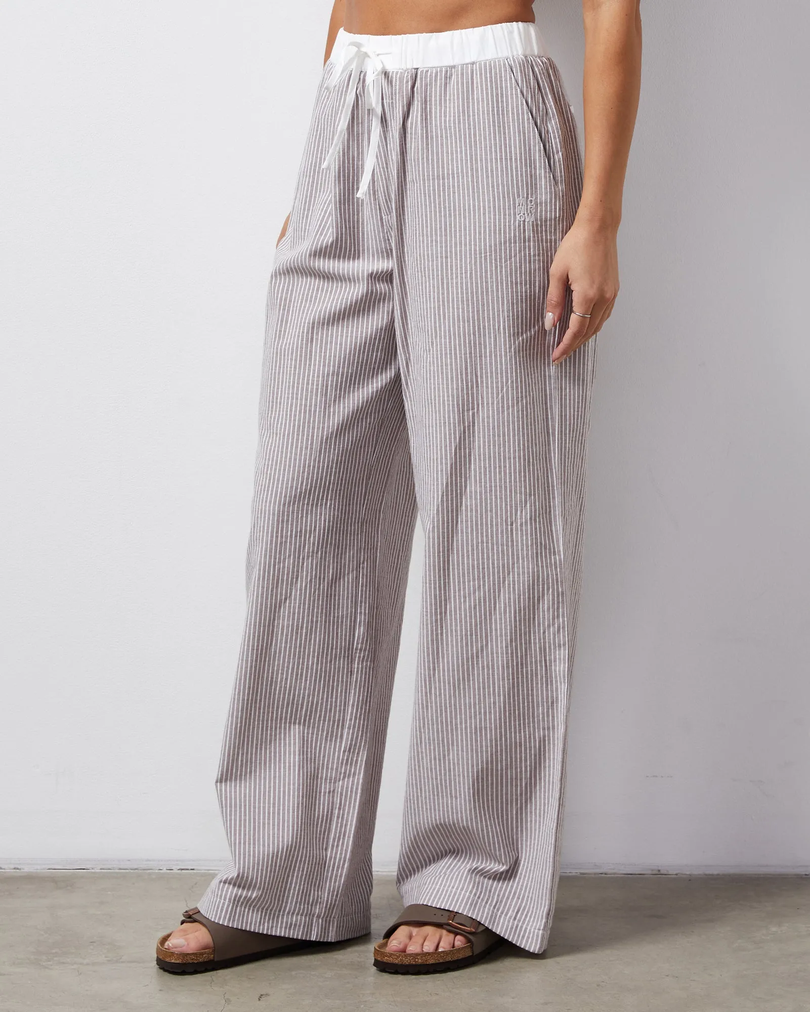 Stripe Poplin Pant