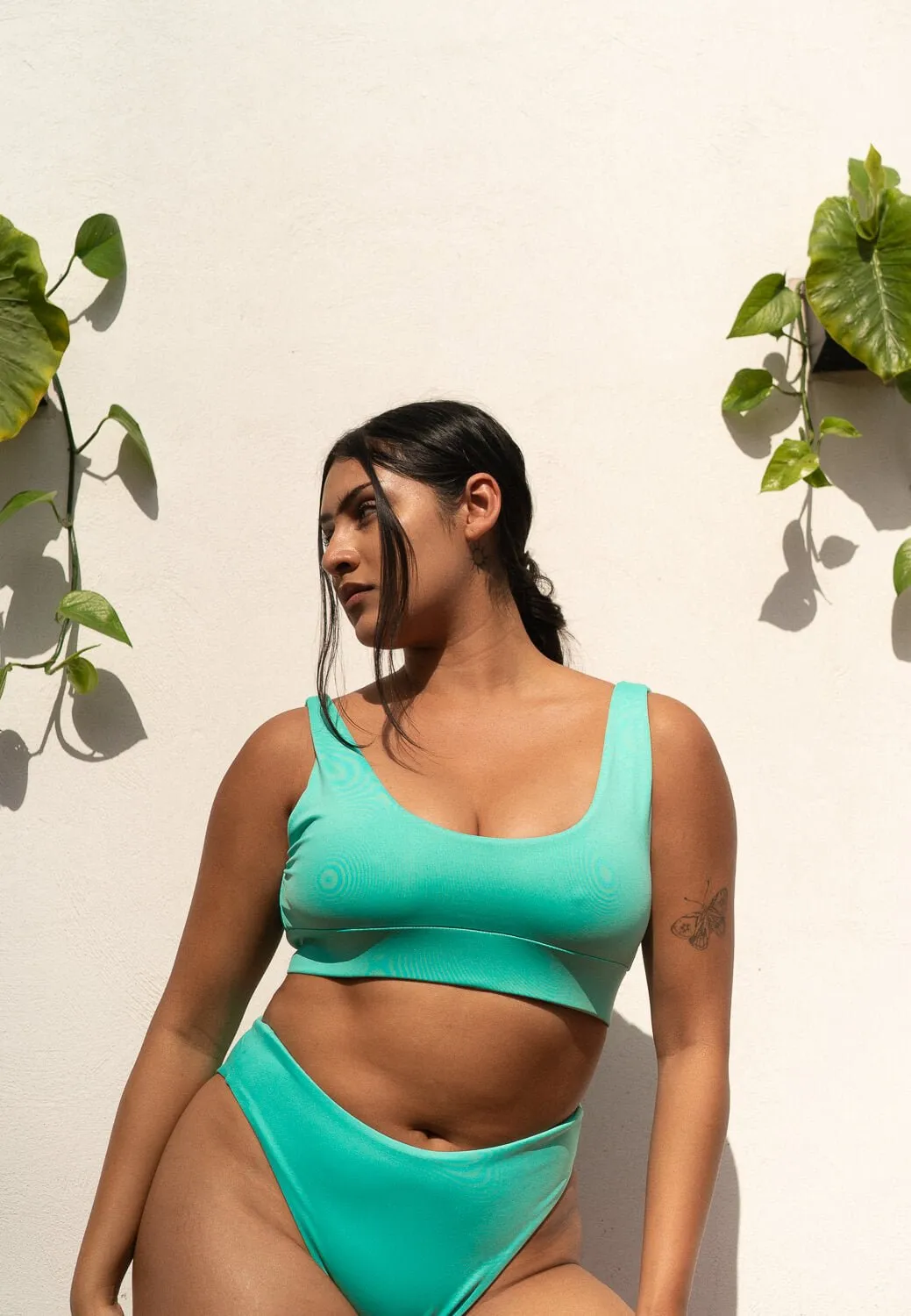 The Sport Scoop Top - Aquamarine