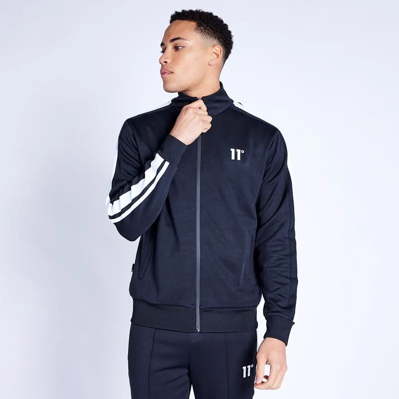 Track Jacket - Black / White