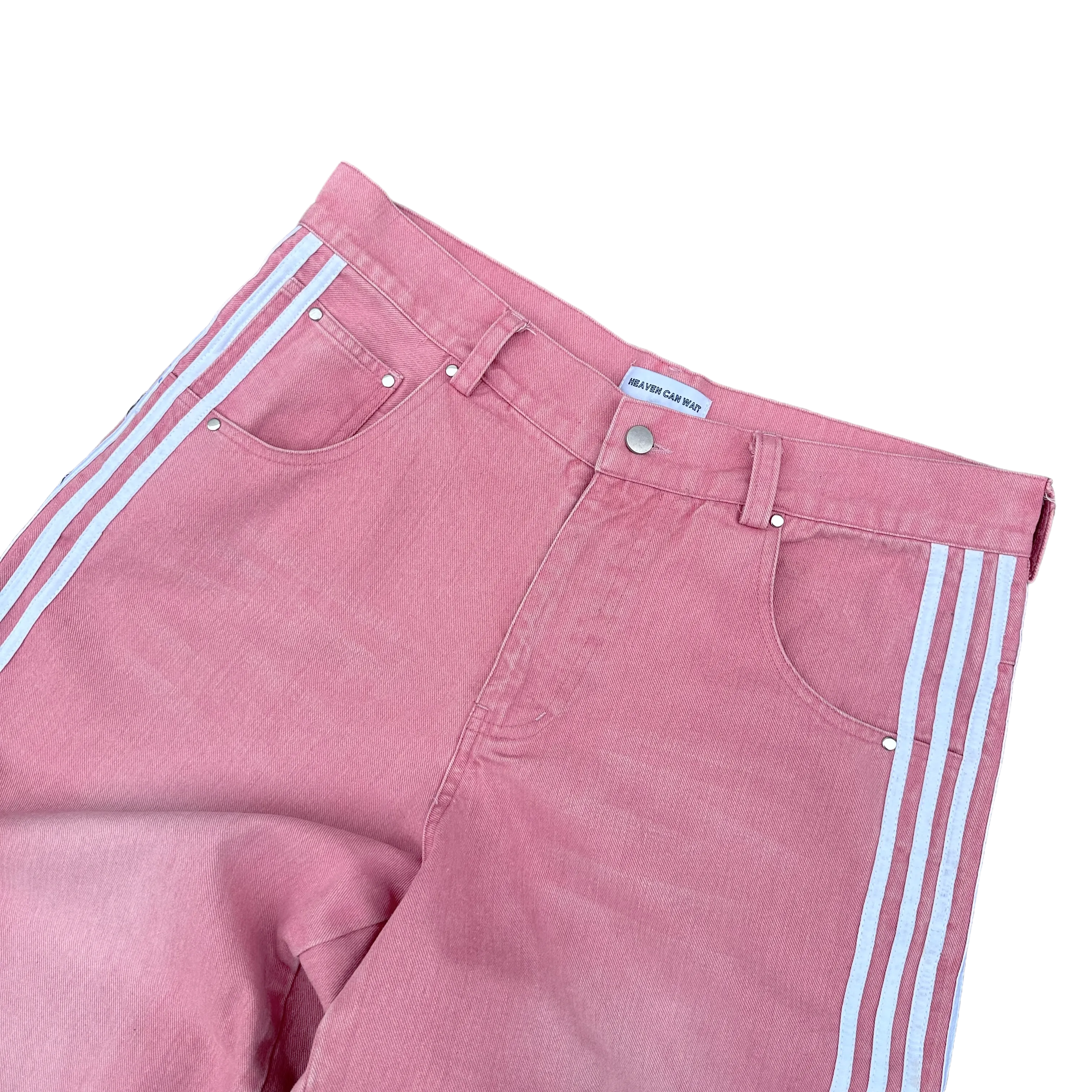 TRACK JEANS (PINK)