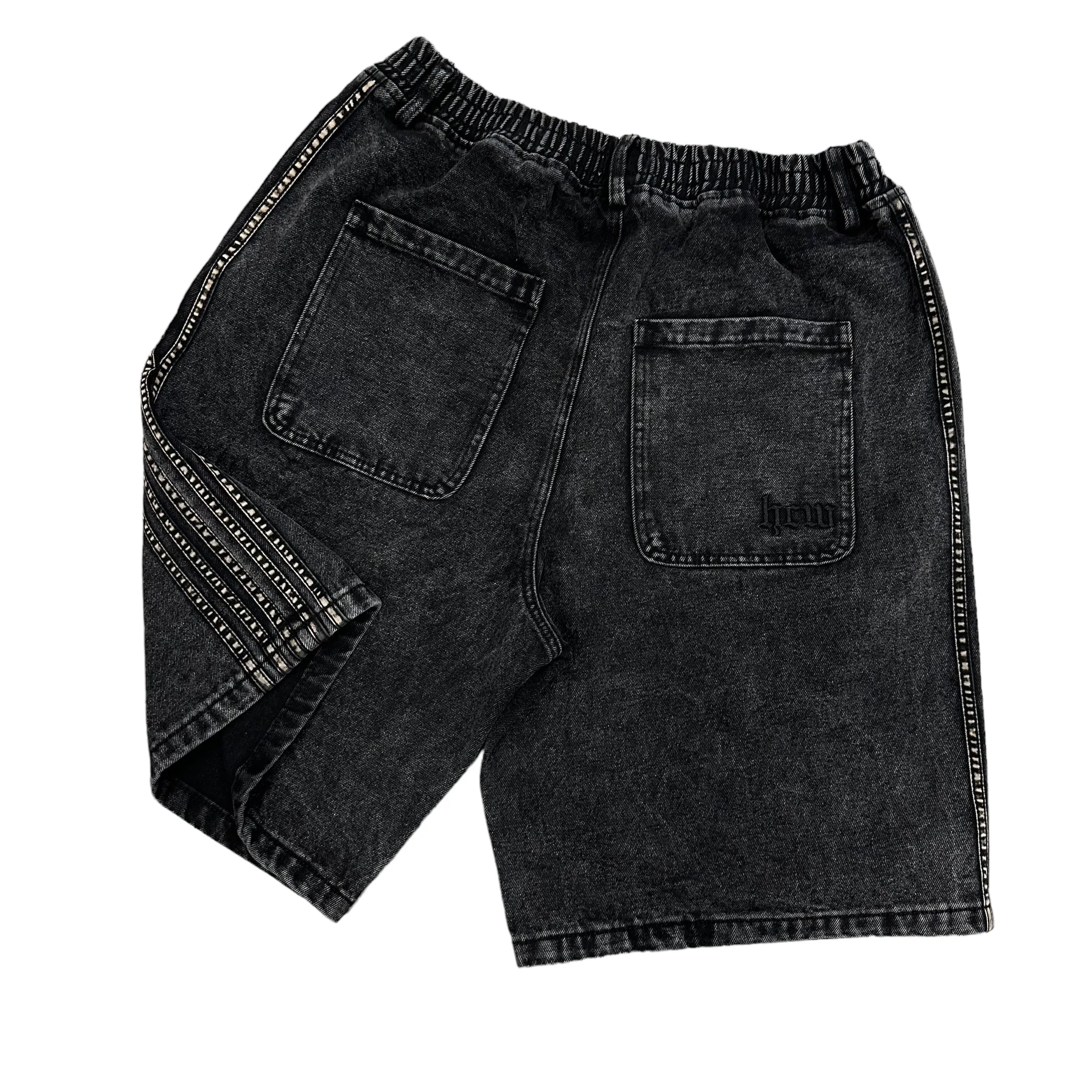 TRACK JORTS (BLACK)