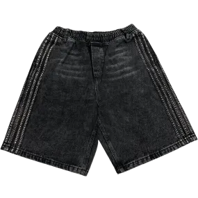 TRACK JORTS (BLACK)