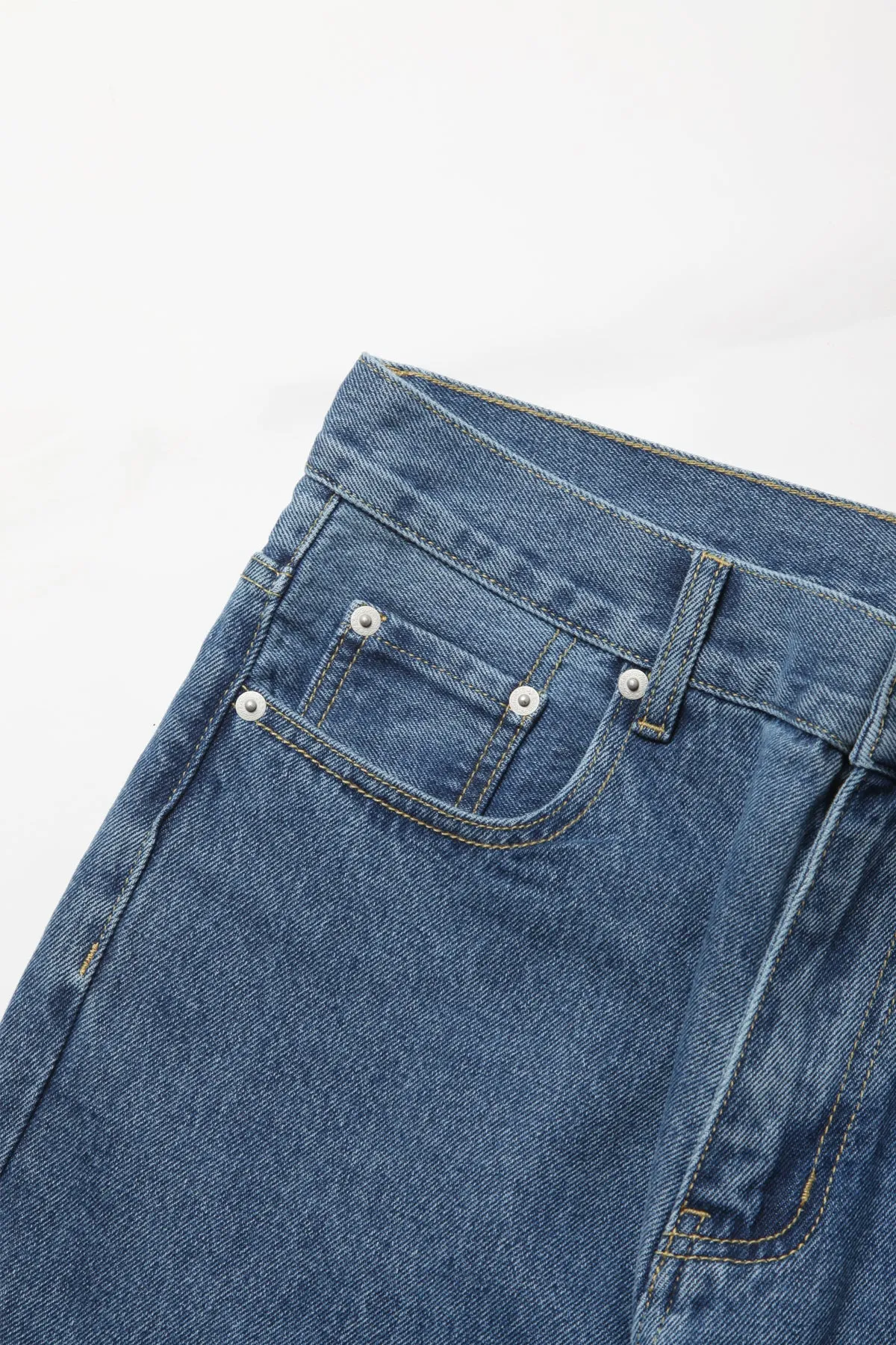 Indigo Washed Denim Jeans