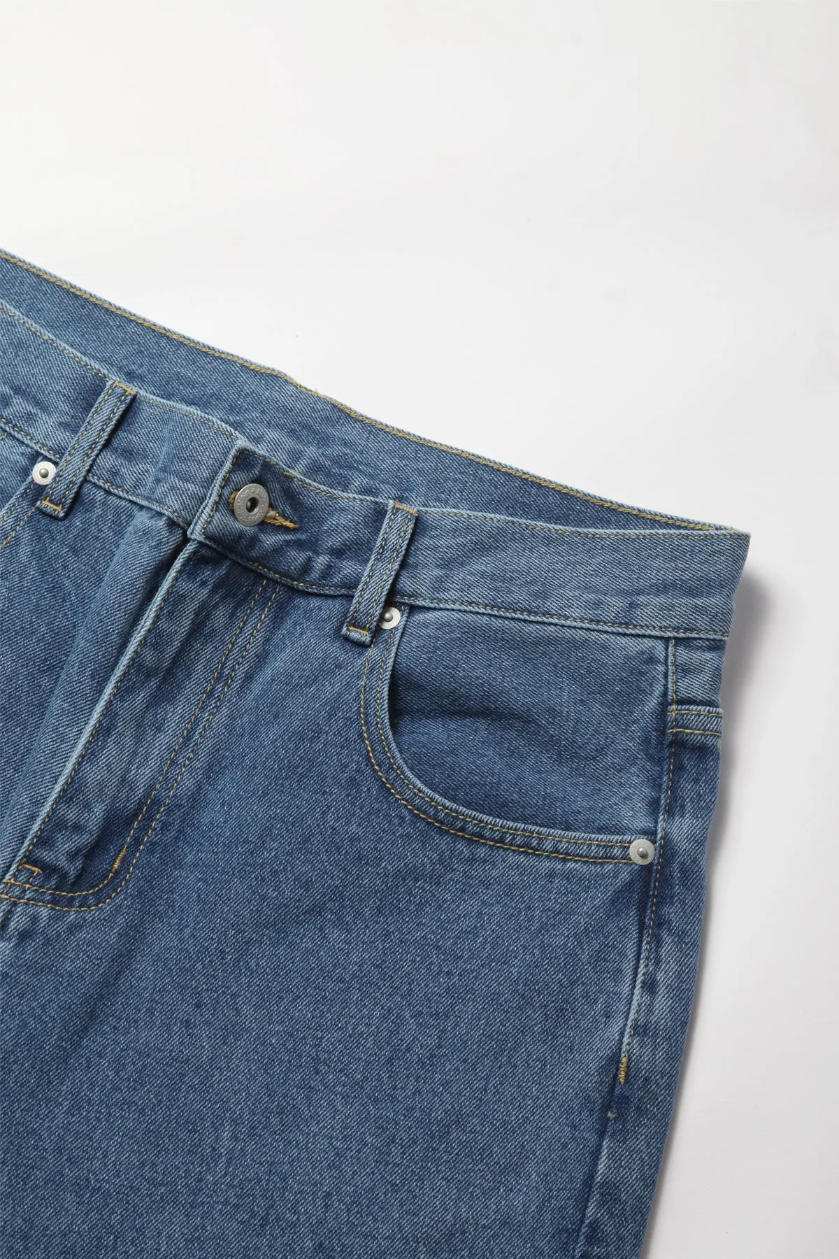 Indigo Washed Denim Jeans