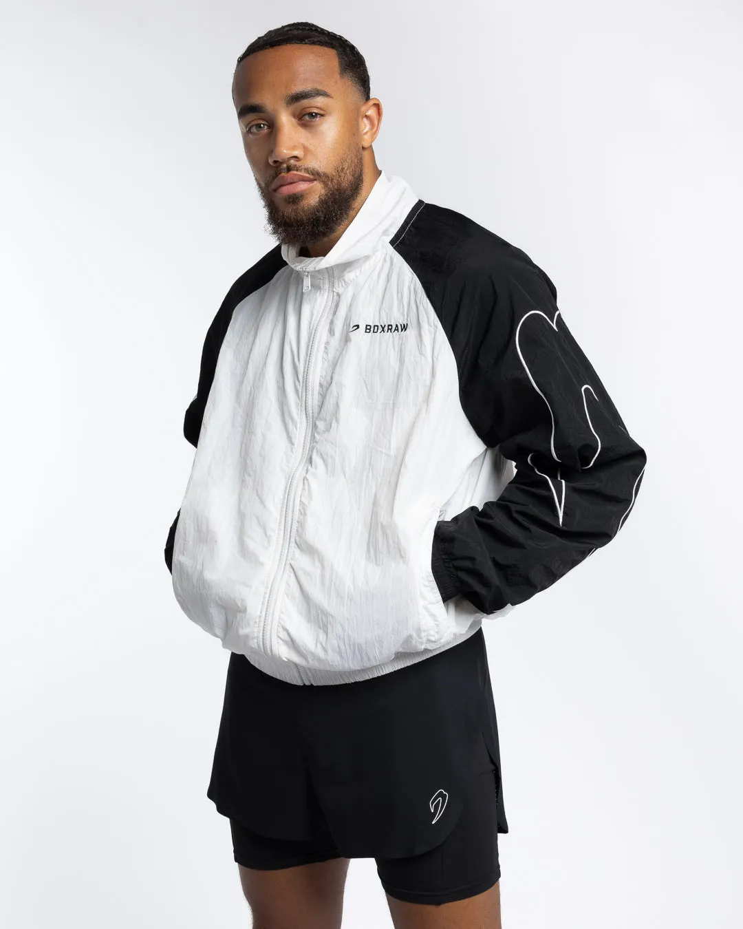 Tunero Track Jacket - White/Black