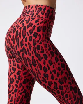 Verve Legging - Red Leopard