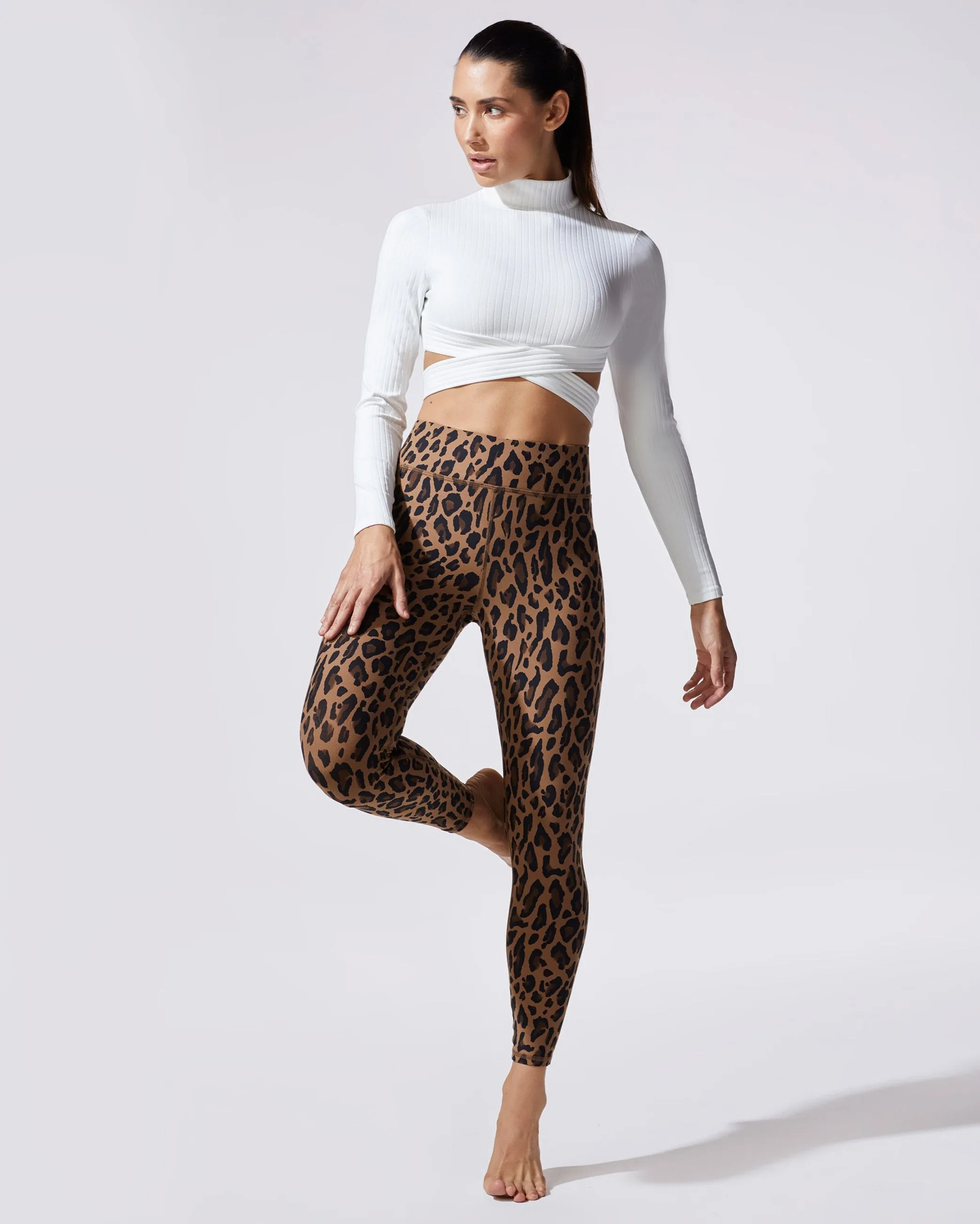 Verve Legging - Red Leopard