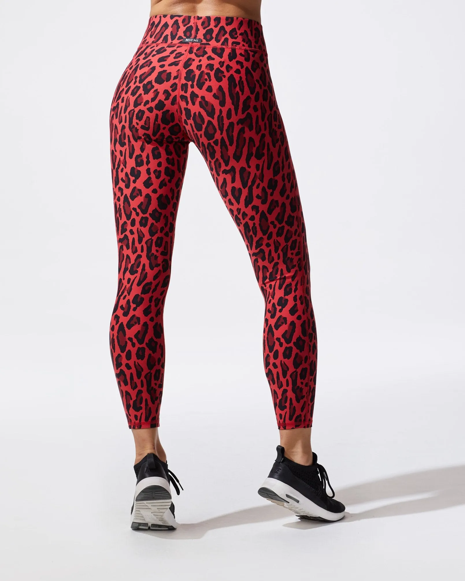 Verve Legging - Red Leopard