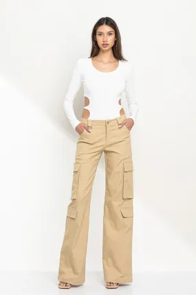 Wide Leg Cargo Pant