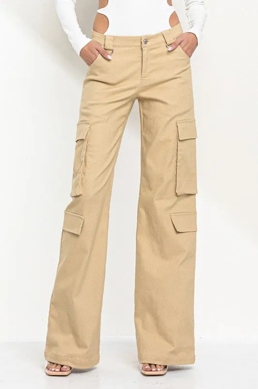 Wide Leg Cargo Pant