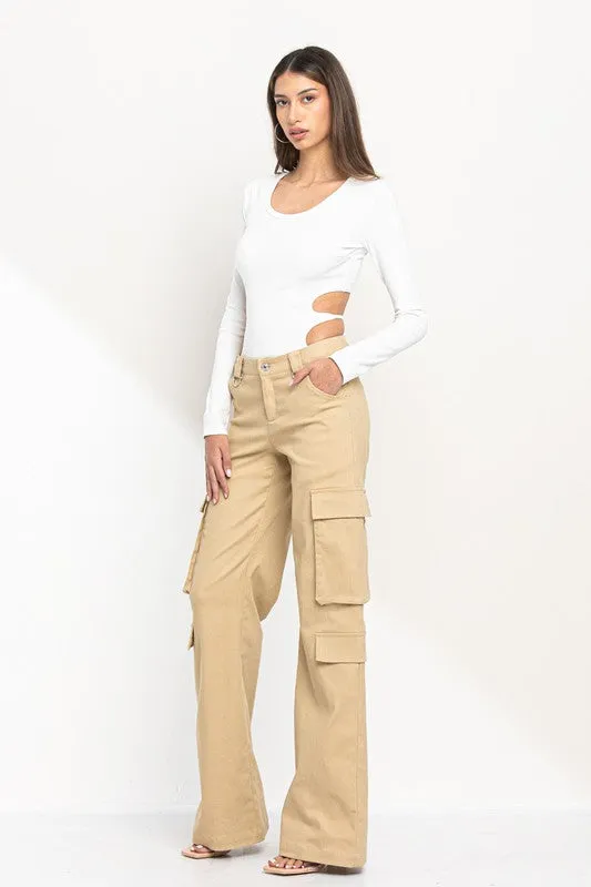 Wide Leg Cargo Pant