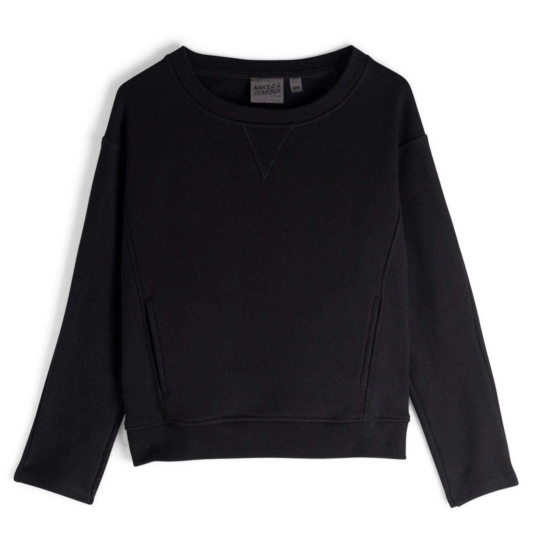 Women's - Smart Crew - Terry - Black